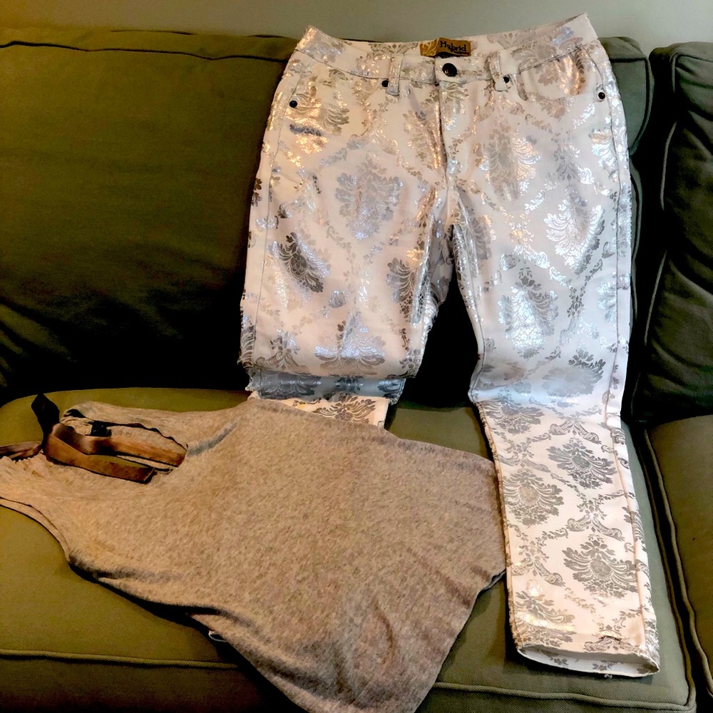 Pants with a flare